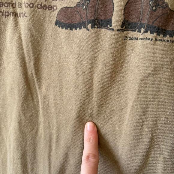 Vintage Y2K Jesus Said Take a Hike T-Shirt 2004 Large Y2K - Picture 6 of 7